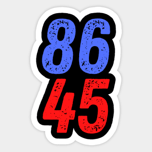 86 45 Sticker